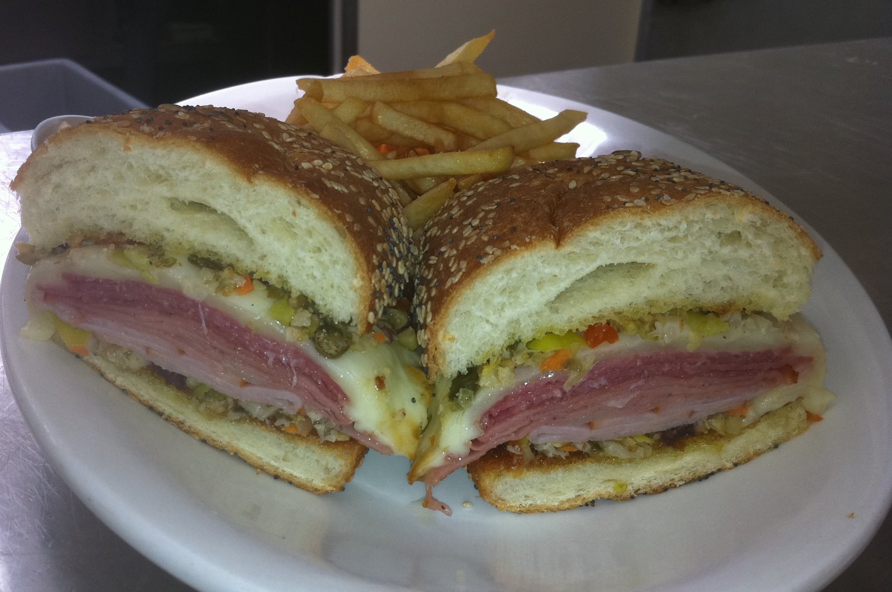 I Make A Pretty Mean Muffaletta At The Restaurant If I Do Say So Myself. It's All About The House Made Olive Salad!